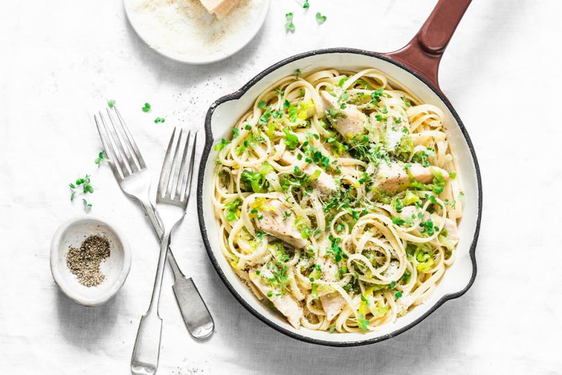 Chicken carbonara